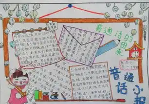 说好普通话手抄报设计