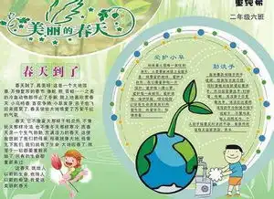 关于春天的手抄报图片