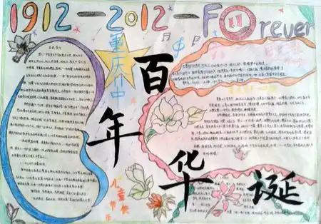 校庆手抄报版面设计