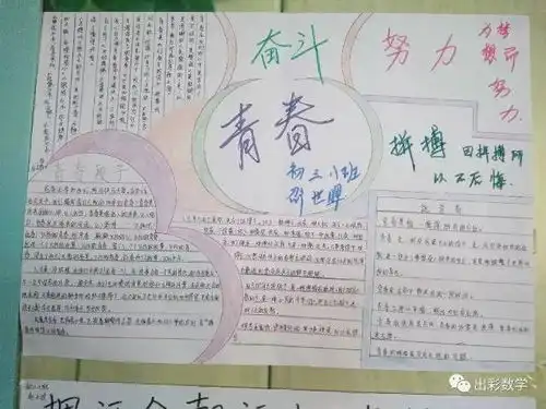 学生作品2走进初三手抄报