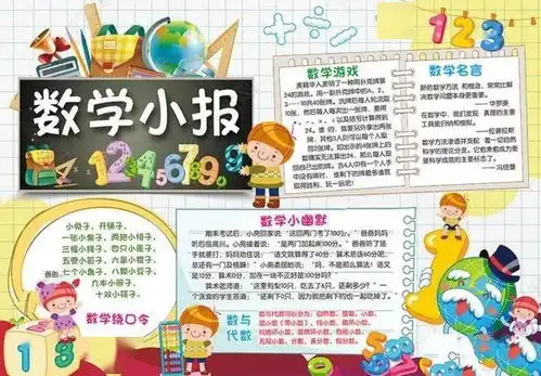 这些趣味数学手抄报,让孩子们动手写一写,画一画,有趣的记住知识点