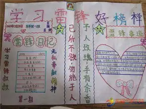 怎么办向雷锋学习,志愿服务从身边做起手抄报