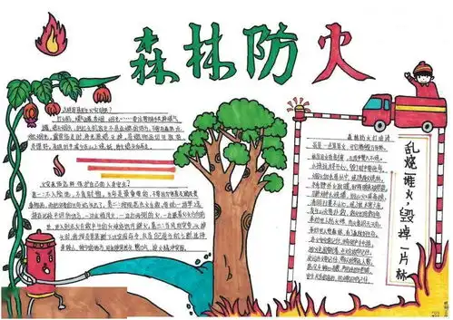 护林防火记心间,森林防火进校园