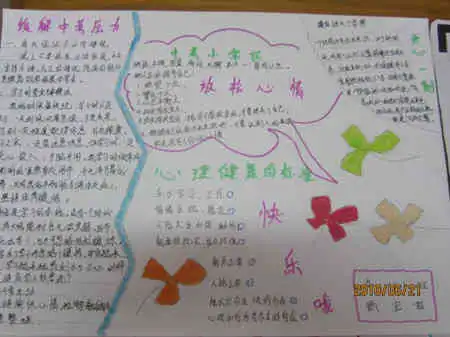 手抄报图片缓解压力