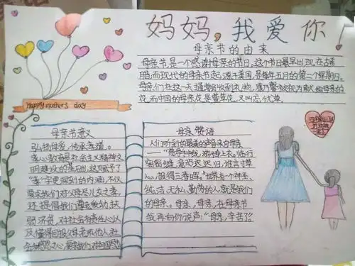 微孝母亲节任丘市实验小学感恩母亲节系列活动
