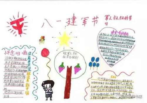 景宁县新华书店八一建军节手抄报比赛圆满落幕