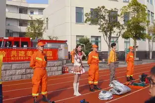 争做消防小卫士,安全知识我知道消防小卫士走进海门实验小学活动
