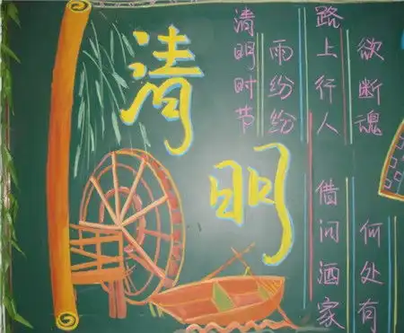 清明节手抄报节令食品