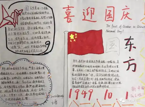祖国,生日快乐银鹰文昌中学2015级8班国庆节手抄报精选