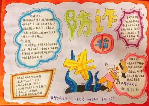 实小反诈在行动丨小手拉大手,一同画反诈