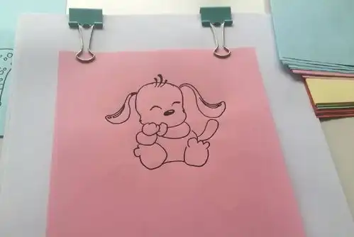 小狗狗图解画法,一起学习吧