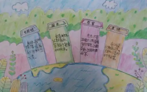 图说丨有创意手抄报宣传垃圾分类