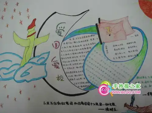 关于爱校内容的手抄报