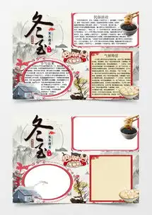 冬至手抄报模板下载冬至手抄报图片设计素材熊猫办公
