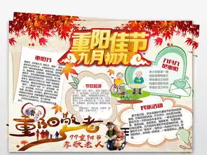 孝敬父母重阳佳节敬爱关爱老人手抄电子小报图片素材worddoc模板下载55.99mb重阳节手抄报大全节日手抄报