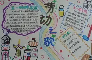 五一节手抄报劳动之歌劳动节手抄报手抄报