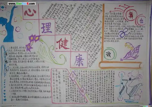 心理手抄报版面设计图
