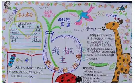 数学手抄报图片简单又漂亮