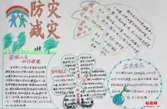 最新防震减灾手抄报图片大全,最全防震减灾手抄报资料苗苗板报网