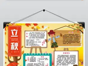 立秋小报二十四节气传统文化秋天手抄小报素材图片psd模板下载86.08mb其他大全其他