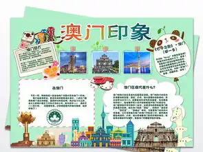 澳门之旅澳门回归澳门印象手抄报电子小报图片模板worddoc设计图下载地理手抄报大全编号17335289