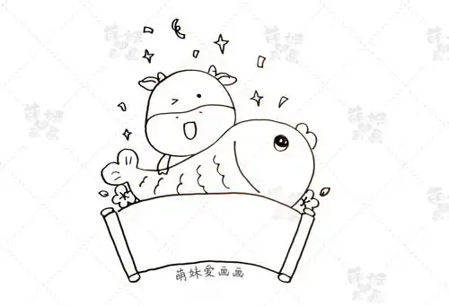 2021牛年春节防疫情手抄报模板,含内容文字,家长可收藏备用