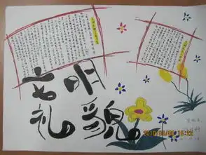 资讯学子积极制作手抄报宣传文明礼貌月