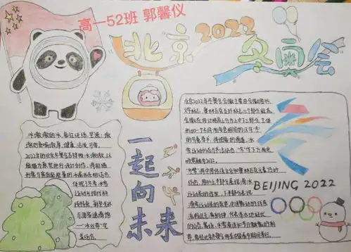 与冰雪相约,为冬奥加油,快来和志臻学子一起巧手绘冬奥