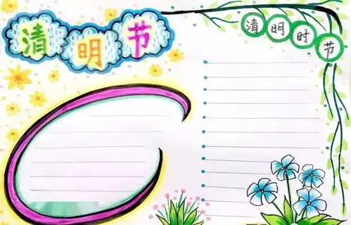 清明节诗词范文手抄报宣传片,快为孩子收藏并扩转
