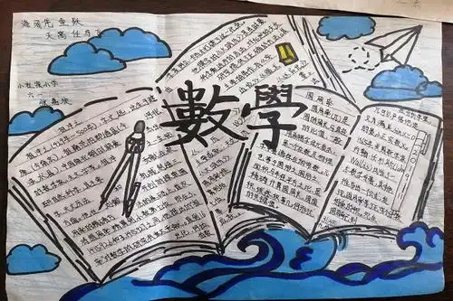 让快乐与数学同行高新区小杜家小学举行数学手抄报比赛