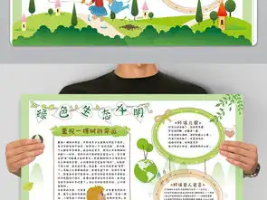 绿色清新生态文明环保公益手抄报小报图片模板cdr设计图下载保护环境手抄报大全编号18466793