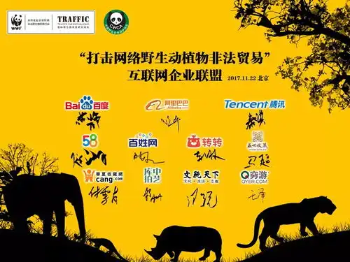 打击网络野生动植物非法贸易互联网企业联盟成立