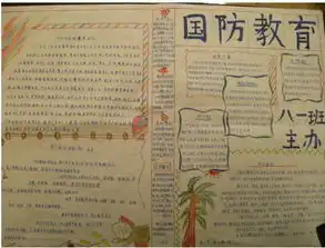 国防教育手抄报最好有图片
