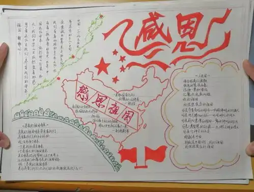 手抄报评选活动8k纸上画出来的温暖