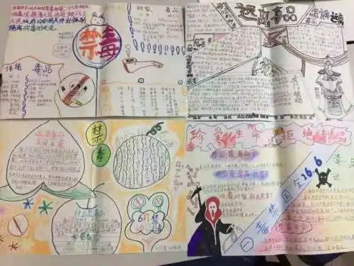 珍爱生命远离毒品湖滨小学开展禁毒教育七个一系列活动