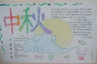中秋节图画怎么画简单的