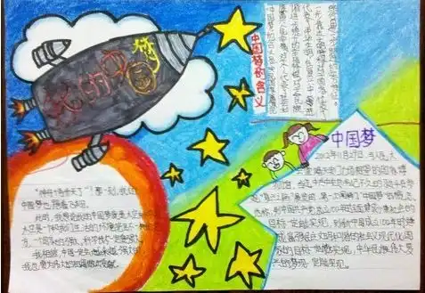 我的中国梦手抄报教育梦