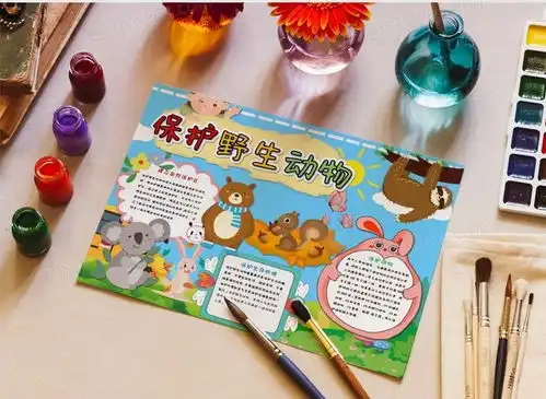 世界动物日保护动物小报word模板下载docx格式熊猫办公