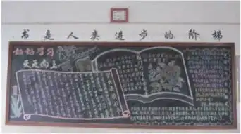 急求主题为读书育人的黑板报内容