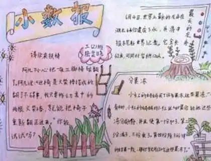 三年级数学小数知多少手抄报大全