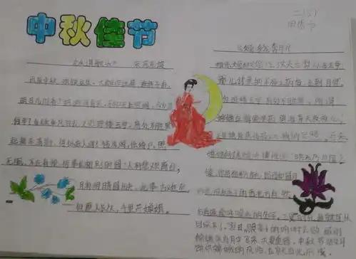 中秋佳节手抄报简单漂亮