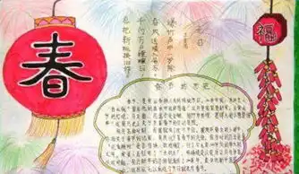 2017鸡年春节手抄报图片春节手抄报图片大全