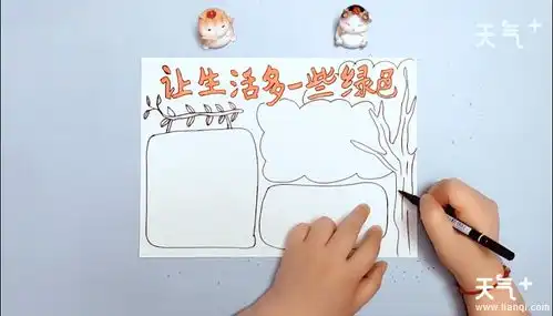 让生活多一些绿色手抄报让生活多一些绿色手抄报怎么画