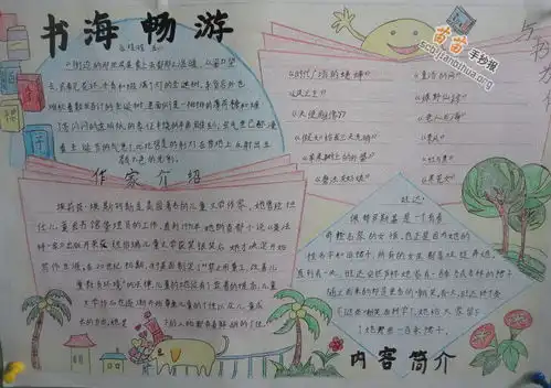 畅游书海手抄报图片大全内容