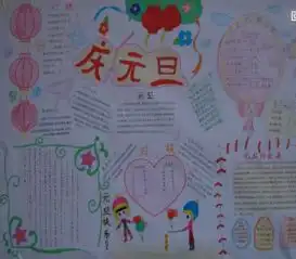 小学元旦手抄报怎么做