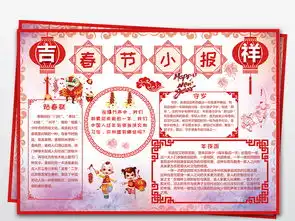 通用剪纸春节元旦小报新年手抄电子小报图片素材psd模板下载179.45mb元旦手抄报大全节日手抄报