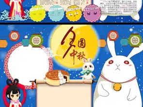 中秋节小报读书古诗月饼文化手抄电子小报图片素材psd模板下载86.99mb中秋节手抄报大全节日手抄报