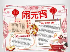 元宵节手抄报电子小报模板模版成品图片素材psd下载84.99mb元宵手抄报大全节日手抄报