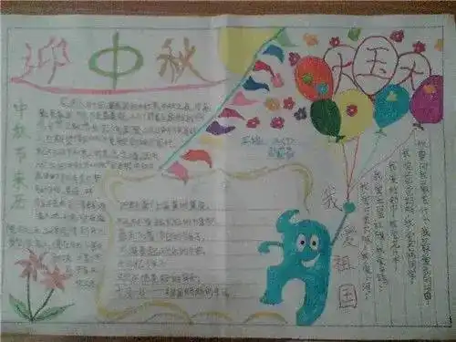 迎国庆,庆中秋手抄报模板合集来了