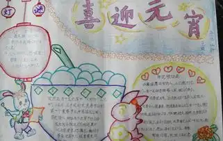2016年猴年元宵节手抄报图片